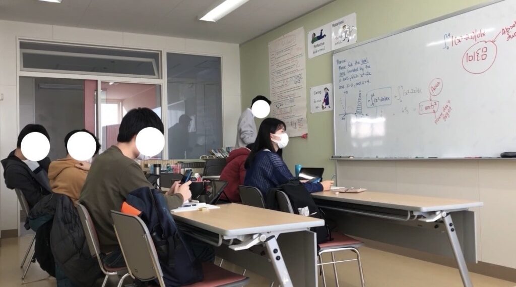 IB Maths(数学)の授業風景